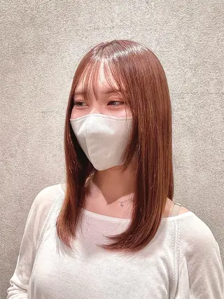 ロング カラー 【🎀推し デザイン カラー】小池 雪奈のヘアスタイル