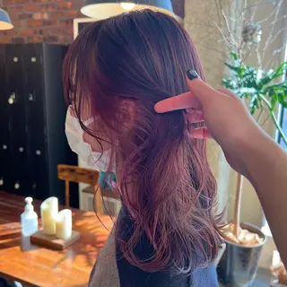 セミロング カラー Rino kanayama所属・Rino 金山 / 宮澤 萌のヘアスタイル