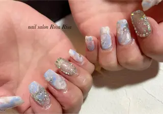 セミロング ネイル ネイルスタジオ シェイクユアハンズのネイルデザイン