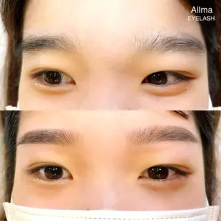 アイブロウ Allma eyeのマツエク・マツパデザイン