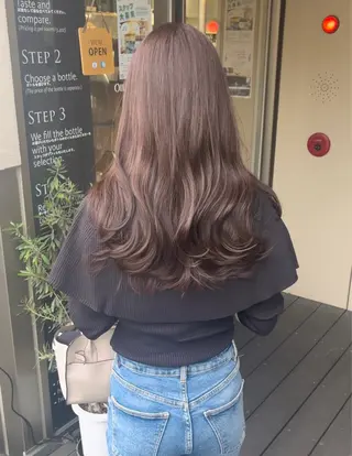 ロング カラー パーマ ヘアアレンジ 佐藤優太朗 似合わせ/髪質改善のヘアスタイル