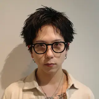 メンズ 【1.NK】Solon船橋002号室所属・友野飛翔/メンズ特化 /センターパートのヘアスタイル