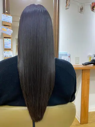 ロング 佐治 梨乃のヘアスタイル