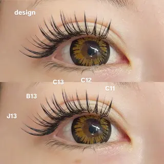 マツエク・マツパ eyelist MIKAのマツエク・マツパデザイン