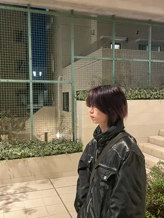 カラー メンズ 辻野 光希のヘアスタイル