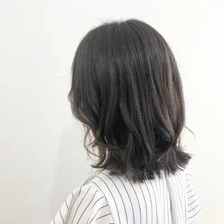 ミディアム お洒落パーマ/ 艶カラー/michiのヘアスタイル