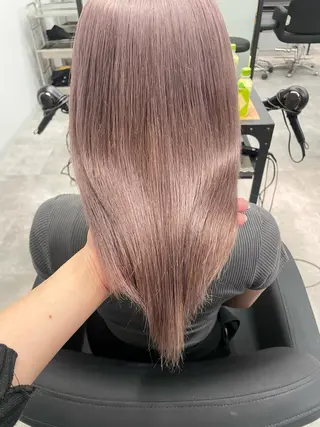 セミロング カラー 心斎橋/ブリーチ minamiのヘアスタイル