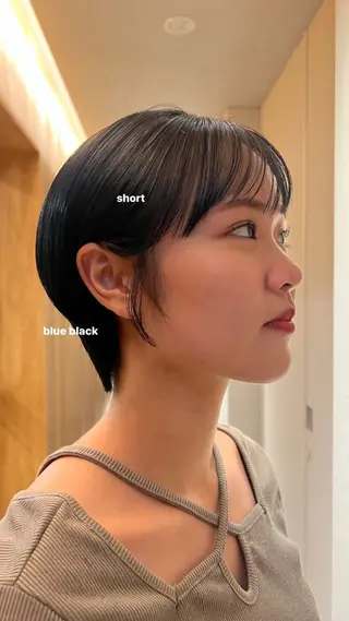 ショート コノカ/暖色カラー/ 透明感カラーのヘアスタイル