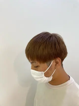 ショート カラー メンズ 中嶋 紘夢のヘアスタイル