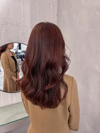 ロング カラー 切りっぱなしボブ🪐 Anzuのヘアスタイル