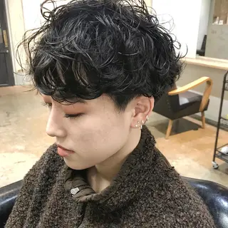 ショート パーマ 下北沢 soiのヘアスタイル