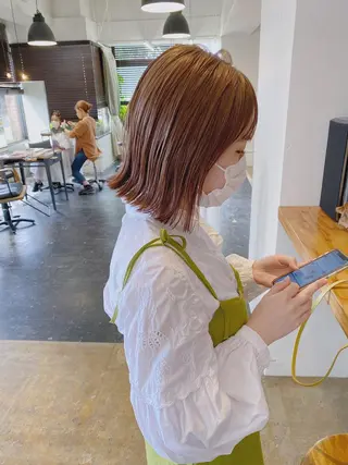 カラー en:s【新潟万代】 🌈川瀬瑠那のヘアスタイル