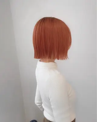 ショート カラー パーマ 🧃吉祥寺/ボブ レイヤー/カサイ🧃のヘアスタイル