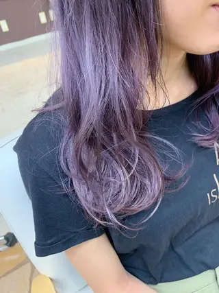 セミロング カラー ヘアアレンジ ハットリ /北習志野のヘアスタイル