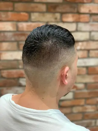 ショート メンズ HIROGINZAプレミアムバーバー赤坂店所属・田中 千恩のヘアスタイル