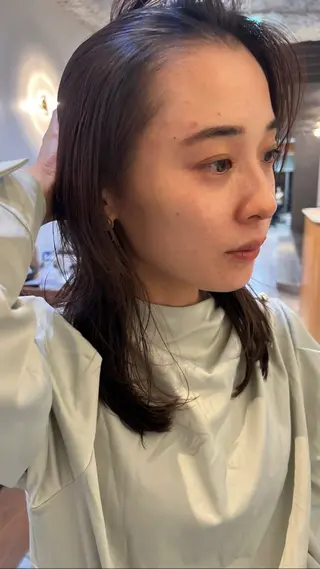 ミディアム カラー KOCHAB所属・三谷 はるなのヘアスタイル