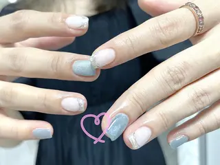 ネイル 🤎mini 🤍可愛らしいネイルのネイルデザイン