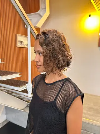 ミディアム 🌞アオキ サキ🕊のヘアスタイル