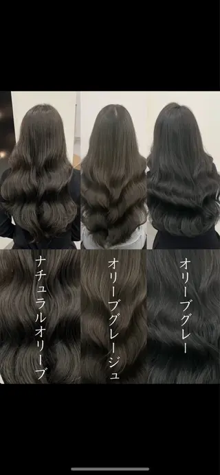 ロング しゅういち/赤み消し カラー特化のヘアスタイル