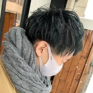 ショート カラー メンズ yoshi （髙橋）のヘアスタイル