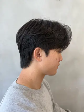 ショート メンズ nico TOKYO所属・ニュアンス/ センターパート/イノのヘアスタイル