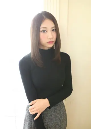 セミロング トップスタイリスト 江口 稜亮のヘアスタイル