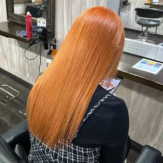 カラー ブリーチ🌟 縮毛矯正🩷はるなのヘアスタイル