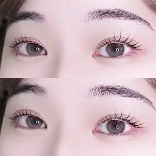 マツエク・マツパ 韓国風顔まわり/ベー ジュ/マツエク♡美咲のヘアスタイル