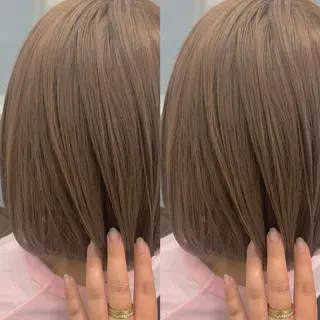 ミディアム ブリーチ無しカラー✨ 美鈴のヘアスタイル