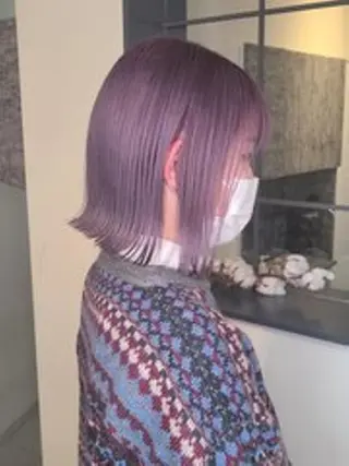 カラー ミディアム ❣️ハイトーン❣️ BLUE&Co.のヘアスタイル