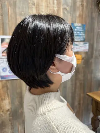 ショート ランプシーヘアー所属・髪質改善Lampsi 鹿児島中央店のヘアスタイル