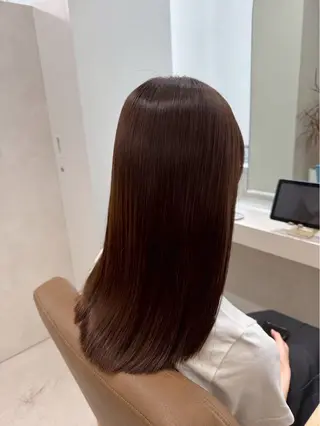 ロング カラー SLASHスラッシュ 古閑ななのヘアスタイル