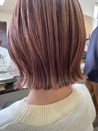 ショート カラー ともか/透明感カラー /顔周りカットのヘアスタイル
