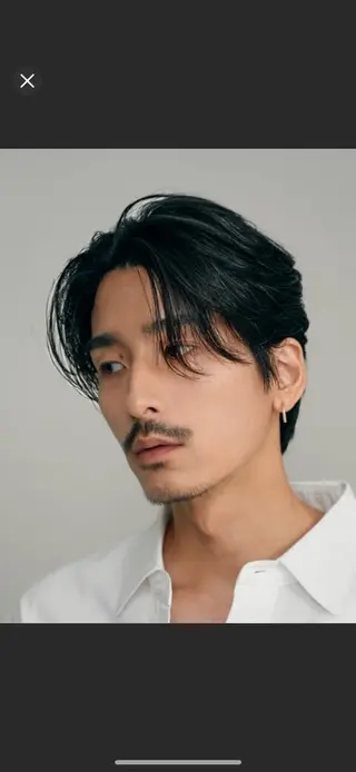 カラー メンズ 伊藤恵悟 モデル募集のヘアスタイル
