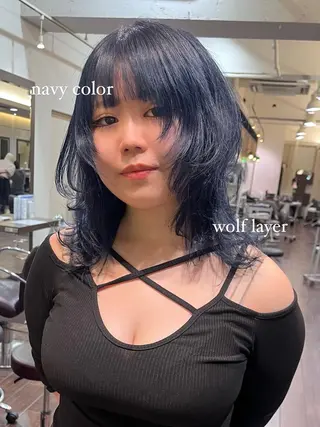 ロング 酸性ストレート 🤍🎀honokaのヘアスタイル