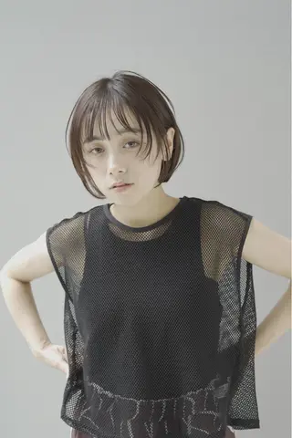 ショート luce所属・千代 夏輝のヘアスタイル