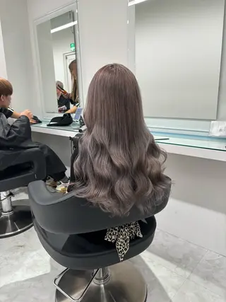 ロング カラー 似合わせハイトーン♡ みつきのヘアスタイル