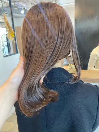 ロング カラー 🥣 hashi 🛋️のヘアスタイル