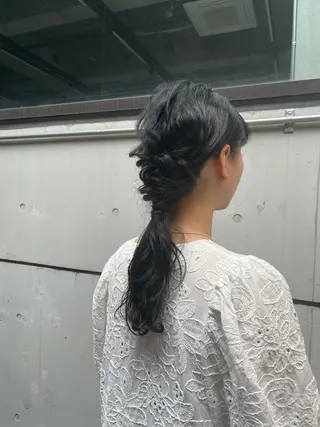 カラー ヘアアレンジ 高橋 りかのヘアスタイル
