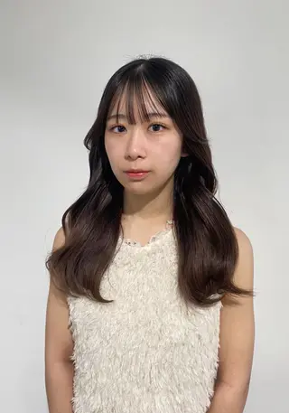 カラー AO所属・RISAKO 艶髪モテヘア🎀府中のヘアスタイル