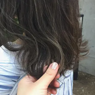 セミロング カラー 柔らかいcolor 🌿harukaのヘアスタイル