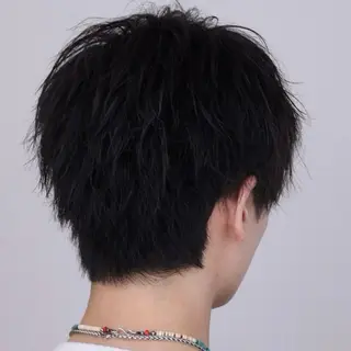 ショート カラー パーマ メンズ 横浜/👑メンズ特化 美容師/小野寺愛斗のヘアスタイル