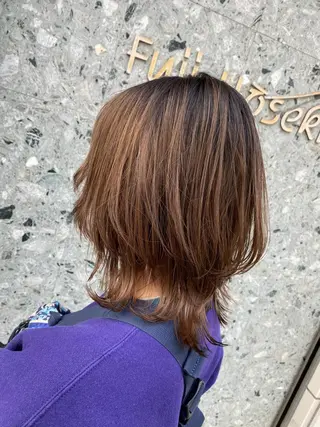 カラー 茅ヶ崎/ハイライト/ ハイトーン/関口実華のヘアスタイル