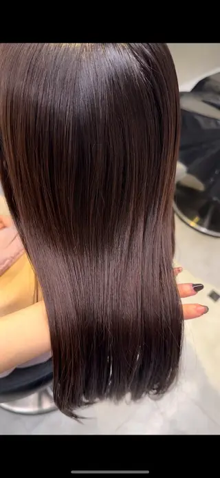 ロング カラー ♥️暖色モテカラ ー♥️由夏のヘアスタイル