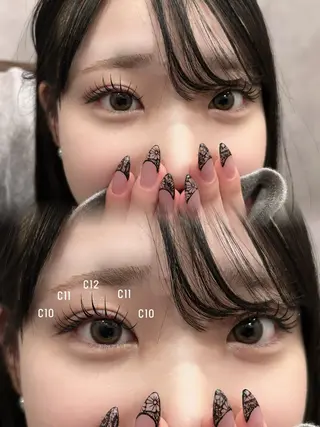 マツエク・マツパ eyestyle いわきエブリア店のマツエク・マツパデザイン