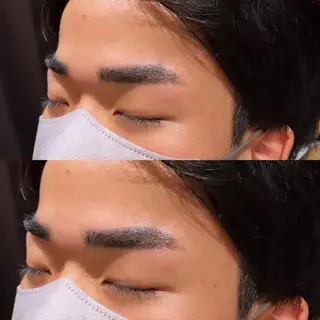 ショート カラー パーマ マツエク・マツパ アイブロウ 🇰🇷韓国スタイル /束間まつげ🎀ミキのヘアスタイル