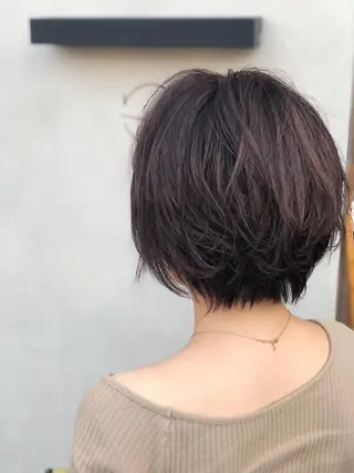 ショート カラー 当日予約🆗ショート /ハイライト/松本のヘアスタイル