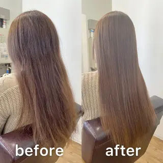 ロング パーマ KIZU 髪質改善 オカルト怪談のヘアスタイル