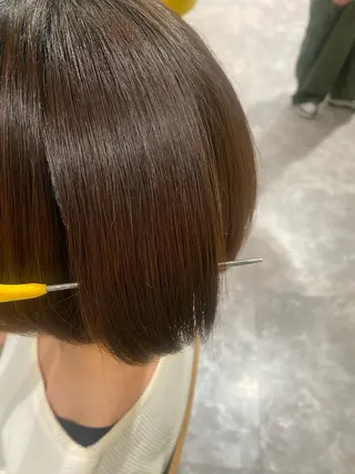 ショート 縮毛矯正・カラー🪮 下野成美のヘアスタイル