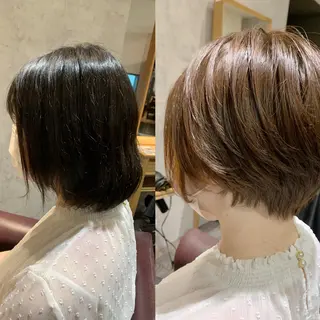 ショート カラー エクステ KAZUMAのヘアスタイル